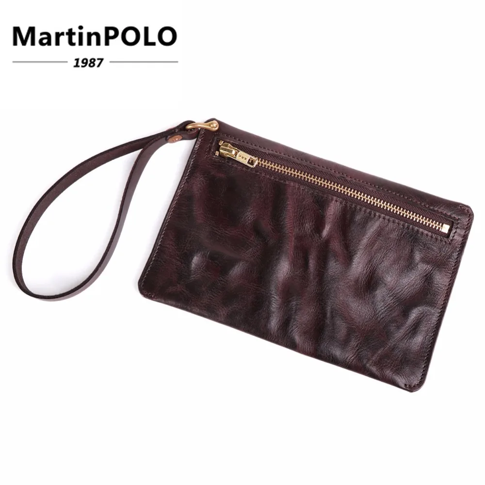 

Genuine Leather Purse Men's Clutch Wallets Handy Bags Business Carteras Hombre Male Clutch Leather Phone Bag Coin Pocket Wallets