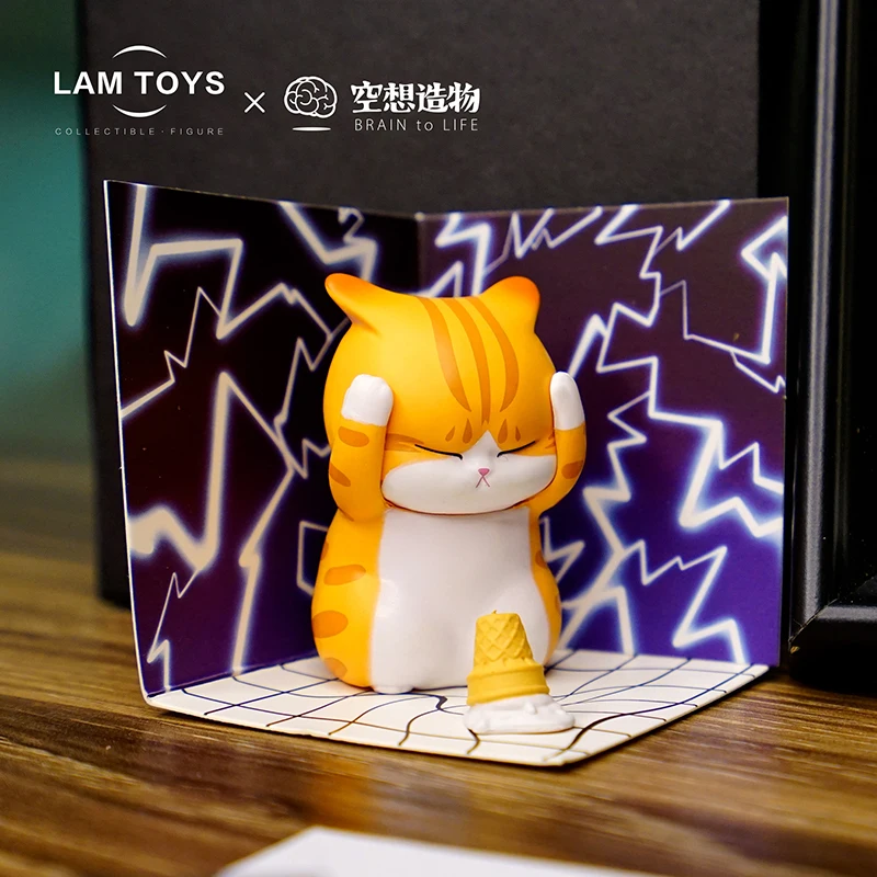 Distressed kitten BRAIN to LIFE Garage Kit орнамент модные игрушки
