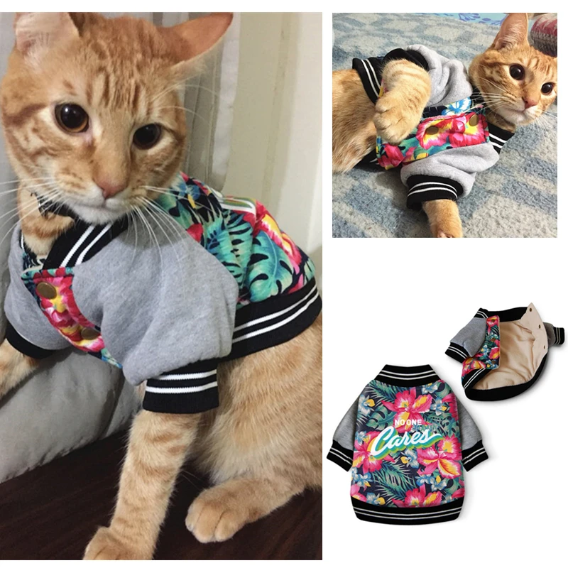 Fancy Pet Cat Clothes Warm Cat Coat Jacket for Small Cats Clothing Pet Costume Outfit Funny Party Decoration 12a47
