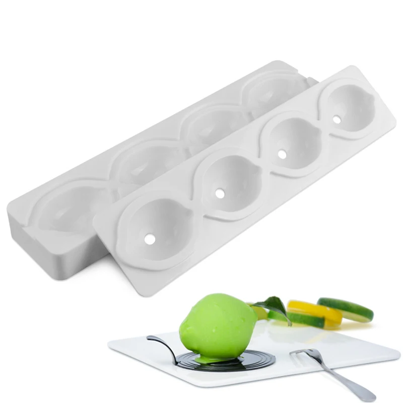 

3D Lemon Shaped Silicone Cake Mold For Fondant Cakes Ice Cream Bread Dessert Mousse Bakeware Baking Pan Decorating Tools