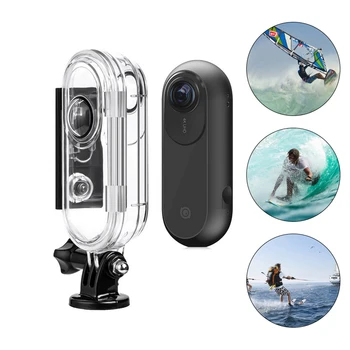 

45m Waterproof Housing for Insta360 One Underwater Protective Housing Transparent Diving Case For Insta 360 One VR Sport Camera