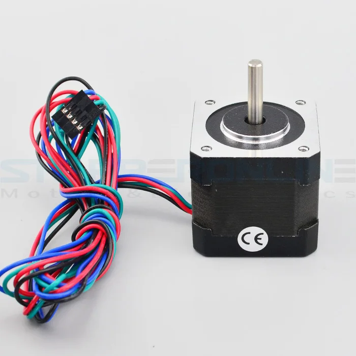 ¡Envío gratis! 5 unids 4 Lead Nema 17 Motor paso a paso 42 BYGH 40mm 1 m Cable 45Ncm (64oz en) 2A 17hs4401 de Motor paso a paso para 3D impresora - 2