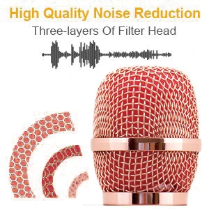  3pcs Kids Microphone Wireless Portable Karaoke Microphone Compatible with PC/iPad/iPhone/Smartphone