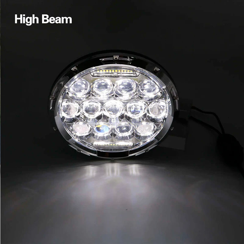 For Jeep JK TJ Suzuki Samural SJ410 75W 7''7 inch LED Headlights HiLo Beam DRL Headlamp For Lada 4x4 Hummer Land Rover Defender未标题-9