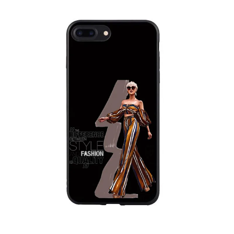 Goddess VOGUE Art Princess для девочек, мягкий силиконовый чехол для iPhone 11 11Pro Max X XR XS Max 8 7 6 PLUS 5