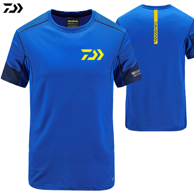 US $13.25 Daiwa Shirt Summer 2019 Quick Drying Breathable AntiUV Fishing Shirts Outdoor Sports Clothing Men 