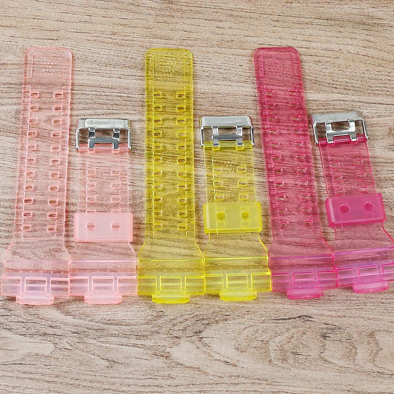 Men's Watch Accessories GA110 Series Strap for GSHOCK Resin Transparent Strap GD 120 GA 100 GA 110 GA 100C Waterproof Strap Men's Watch Accessories GA110 Series Strap for GSHOCK Resin Transparent Strap GD 120 GA 100 GA 110 GA 100C Waterproof Strap