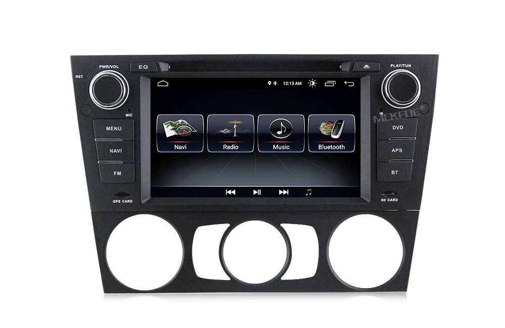 Discount MEKEDE Quad Core 1024*600 Auto Car DVD Stereo for BMW E90 E91 E92 E93 Android 8.1 Wifi GPS Bluetooth Radio Navigation Canbus 6