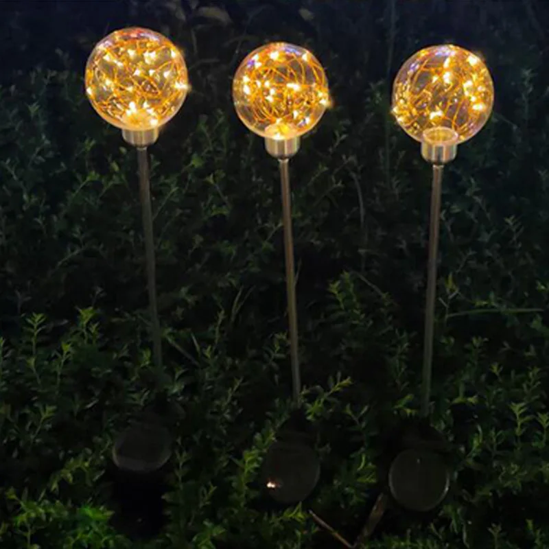 

Outdoor Solar Light Led Solar Ball Plug Light Outdoor Garden Decoration Led Luminous Ball Intelligent Light Control LED