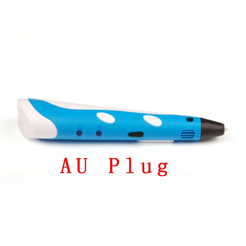 Centechia 3d Ручка 3d ручки abs 1,75 мм PLA нити 3d печатная ручка 3d Ручка умный ребенок подарок на день рождения граффити pen-3d модель XNC - Цвет: blue