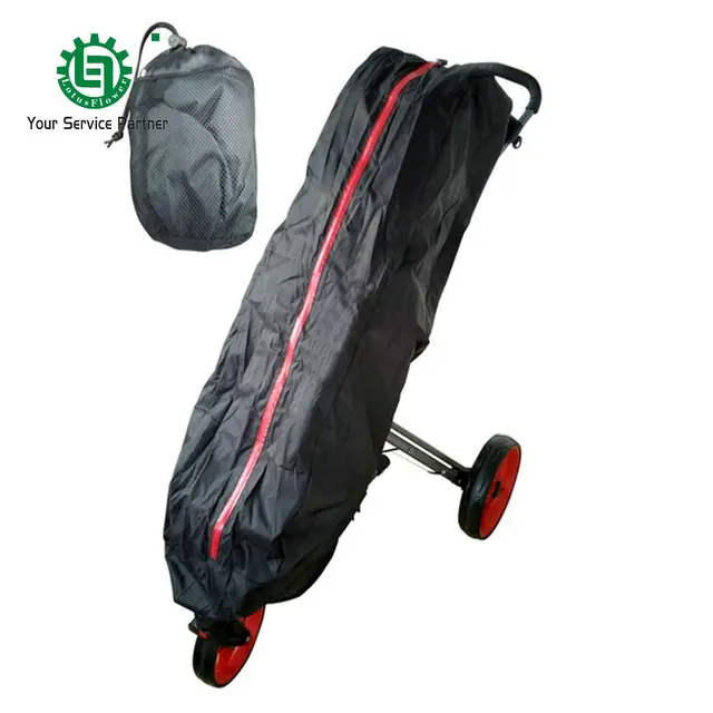 Universal Black Waterproof Golf Trolley Cart Bag Rain Cover Quick Universal Black Waterproof Golf Trolley Cart Bag Rain Cover Quick And Easy To Put On