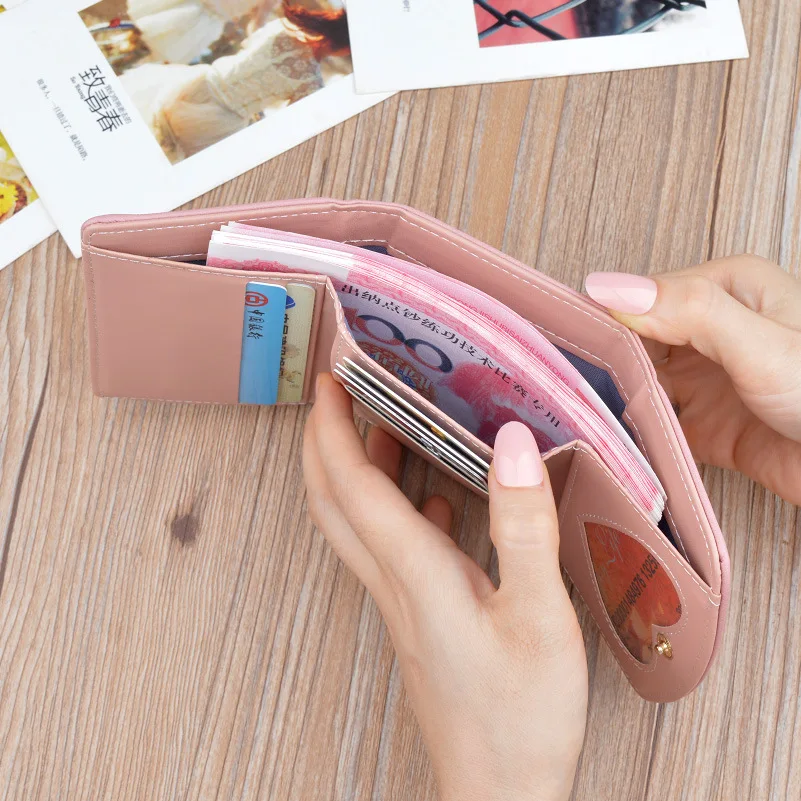 Women's Wallets Money Small Casual Wallet Fashion Female Short Mini All-match Korean Students Purse Small Cherry Wallet 282 Women's Wallets Money Small Casual Wallet Fashion Female Short Mini All-match Korean Students Purse Small Cherry Wallet 282