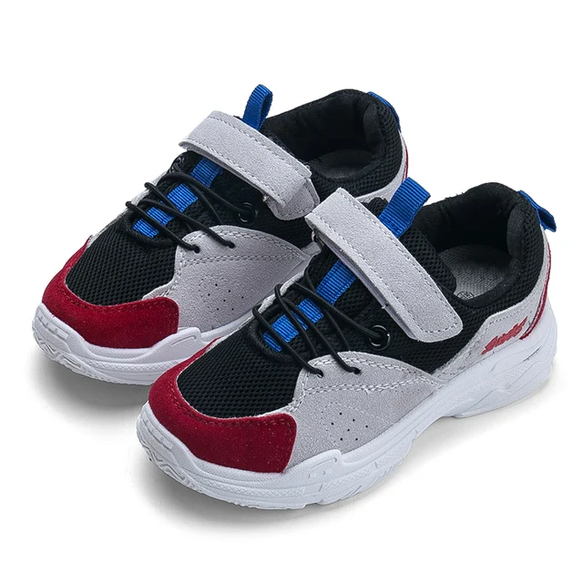 Mixed Color Boy Sneaker Breathable Brand Kids Boys Running Tennis Blue ...