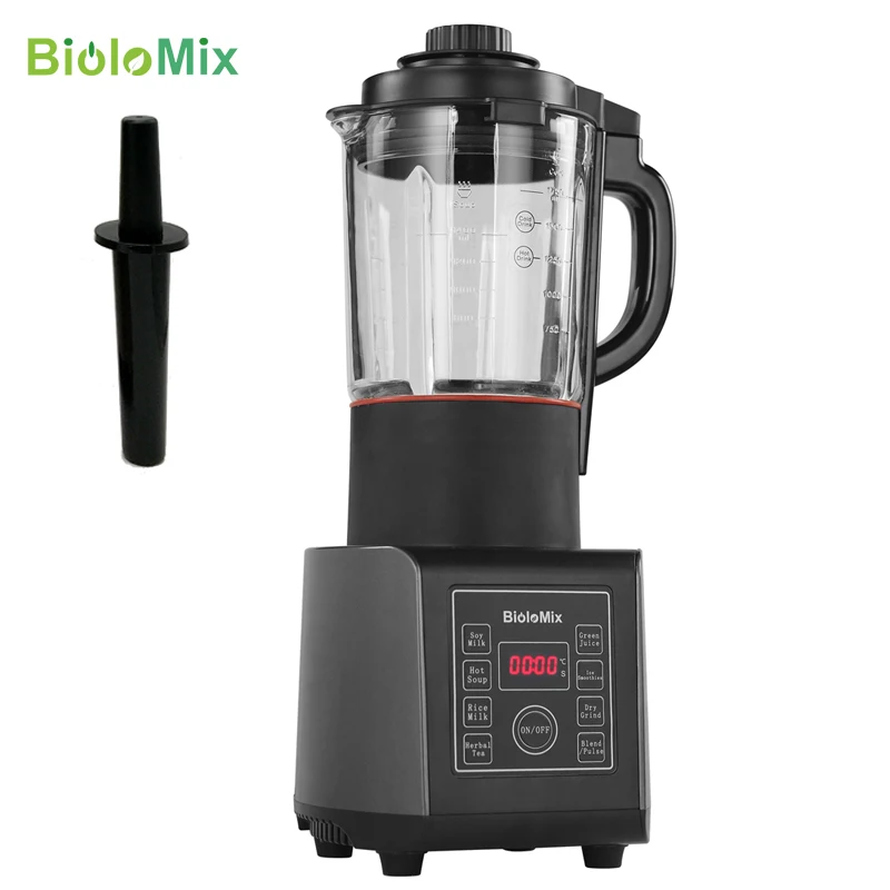 BioloMix 1.75L Glass Jar Digital Cooking Blender Hot Soup Maker