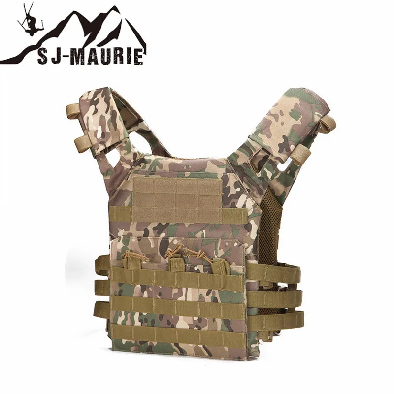 

SJ-Maurie Outdoor Tactical Vest Military Hunting Shooting Vest Airsoft Paintball CS Equipement Militaire Lightweight JPC Vest