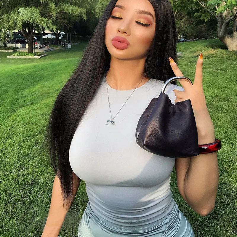 

No Neckline Design High Elastic Chest Large Breathable Round Neck Waist Short Sleeve