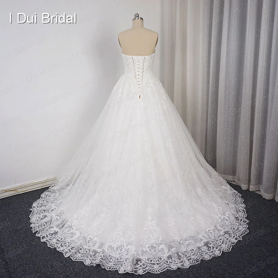 Милая бальное платье Уникальный Кружева свадебное платье на шнуровке высокое качество свадебное платье Alibaba Прямая поставка Robe De Mariage Vestido