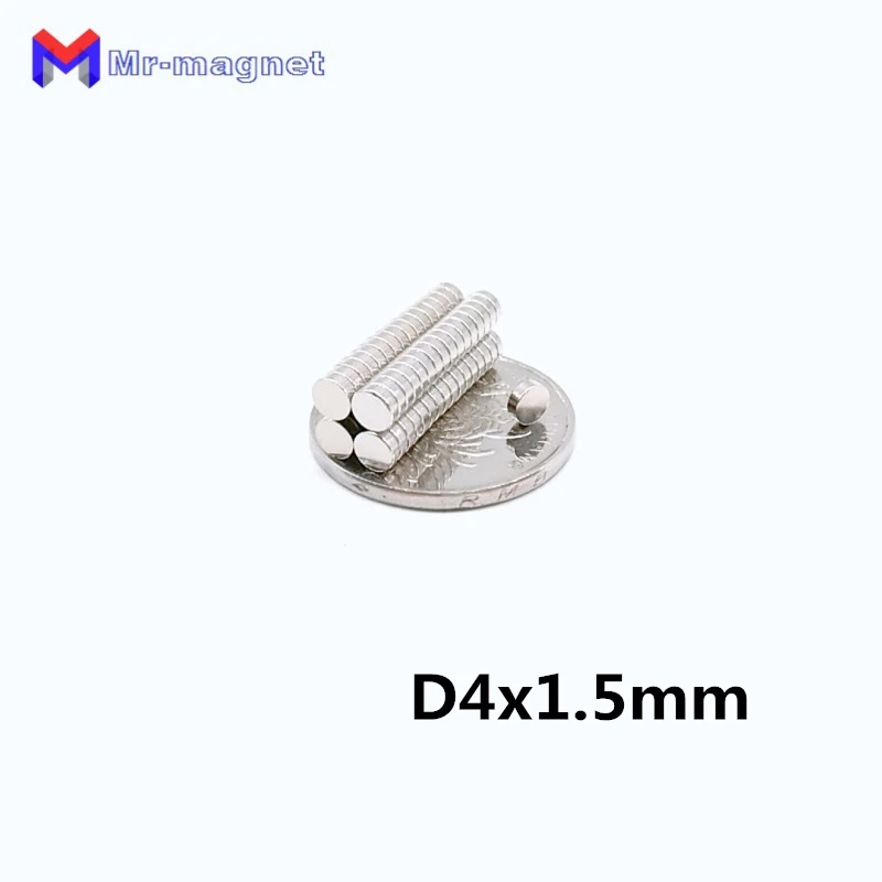 Супермощный магнит 4x1000 1 5 шт. супер сильный D4 x мм неодимовые магниты 4x1 NdFeB *