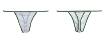

New Sexy Mens Underwear Transparent Mesh High Elastic Fabric Sexy Temptation Men T Pants Thong Gay G-string Wholesale