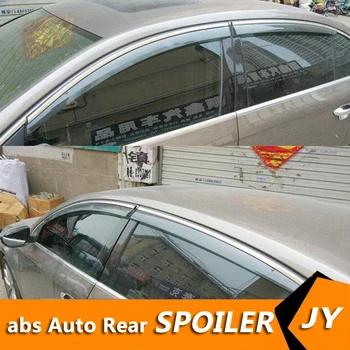 

For Volkswagen Magotan B7 Plastic Window Visor Vent Shades Sun Rain Deflector Guard For B7 Auto Accessories 4PCS/SET 2012-2016