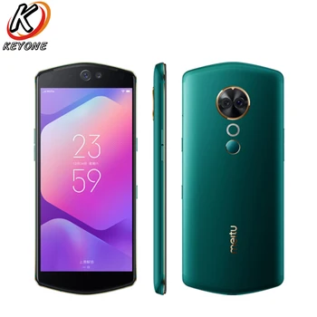 Перейти на Алиэкспресс и купить Meitu T9 LTE мобильный телефон 6,01 дюймов 6 ГБ ОЗУ 128 Гб ПЗУ Восьмиядерный Snapdragon 660 Android 8,1 двойная фронтальная/задняя камера смартфон
