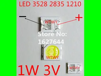 

100pcs JUFEI LED 2835 3528 1210 LED TV Backlight High Power 1W 3V LED Backlight Cool white LED LCD TV Backlight Application