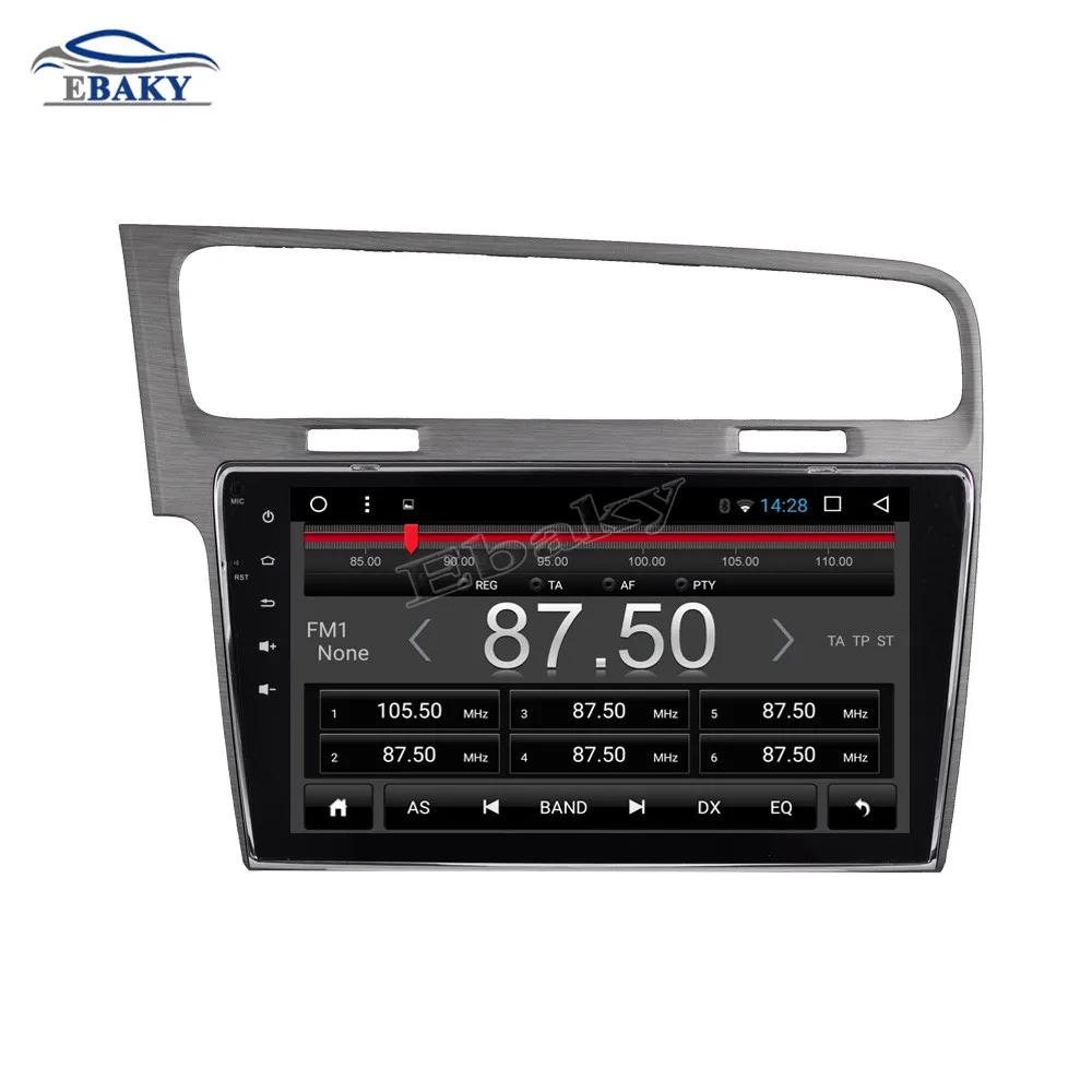 Clearance NaviTopia 10.1inch 1GB/2GB RAM Quad Core/Octa Core Android 7.1/8.1 Car DVD Radio for VW Golf 2014 2015 2016 with GPS/wifi/maps 5