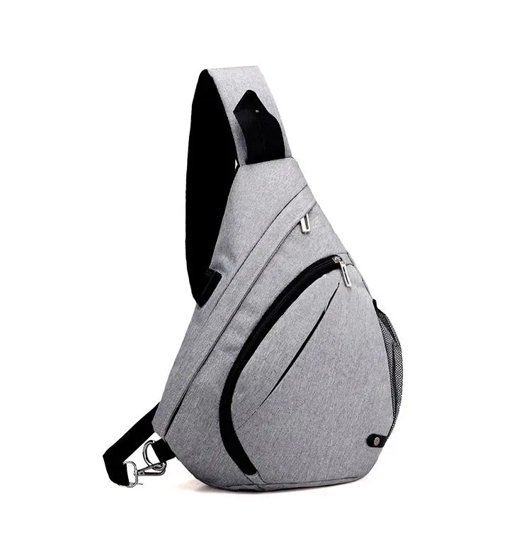 Нейлоновая сумка-слинг, многофункциональная Маленькая мужская сумка через плечо, модные сумки через плечо, хит, новинка, повседневная мужская сумка с зарядкой через USB, KL469