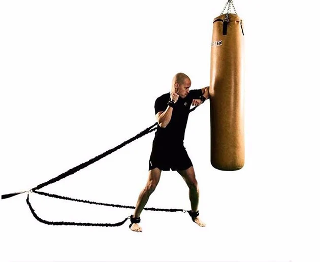 

2M Elastic Arm Leg Physical Power Strength Training Pull Rope Taekwondo Boxing Resistance Trainer Bands