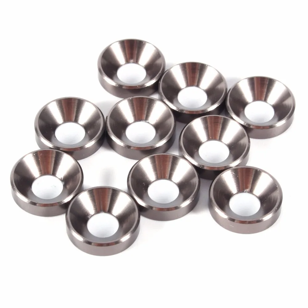 New Arrival 10pcs/pack Aluminum Washer M5 Countersunk Flat Head Screw