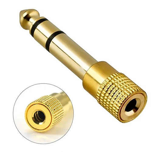 

1/8 3.5mm Female to 6.5mm 1/4 Male Headphone Jack Adapter Plug Stereo Audio
