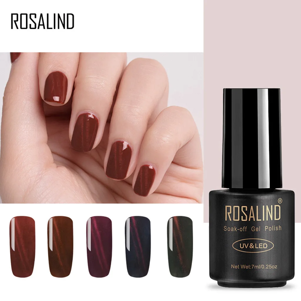 

3D Cat Eye Wine Red Polish Gel Gradient Starry Soak Off Art Nail UV gel nail polish waterproof uv nail polish