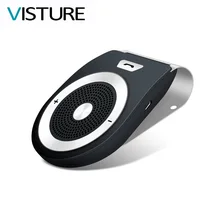 10 pcs / Lot Bluetooth 4.1 Car Speaker Universal Headset Bluetooth Hands free Kit Sun Visor Speakerphone Long battery life R06