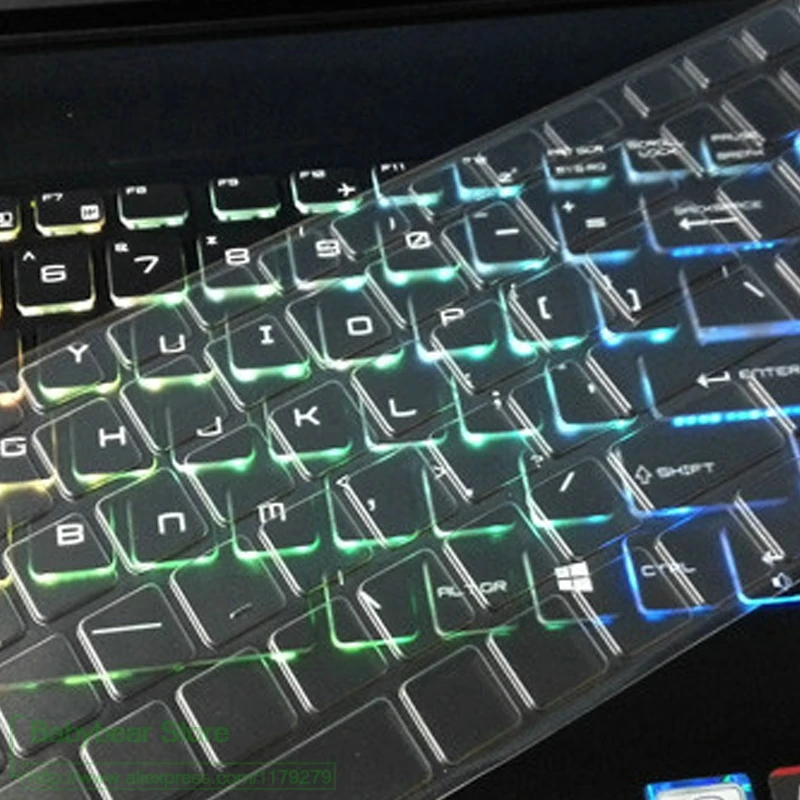Прозрачный чехол для клавиатуры из ТПУ MSI GT62VR WS60 GP62 GS63VR PX60 PL60 WS63 CX62 WE62 GS63 GP63
