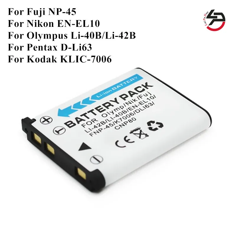 900mah 100 brand new Replacement Camera Battery For Kodak LI 40B LI