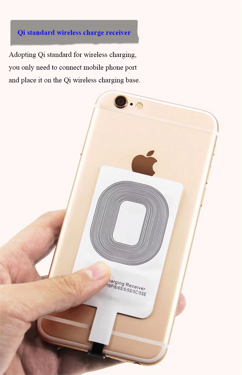 02Qi Wireless Charger Receiver Universal