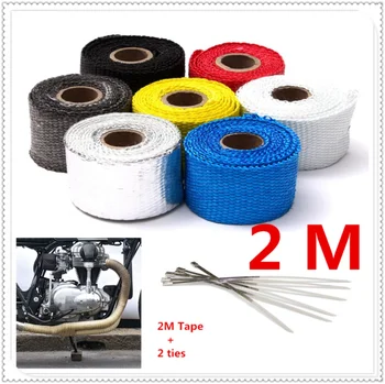 

Motorcycle moto Exhaust Heat Wrap cover tape FOR Kawasaki Z1000 ZX10R ZX12R ZX6R ZX636R ZX6RR ZX9R NINJA 300 250R