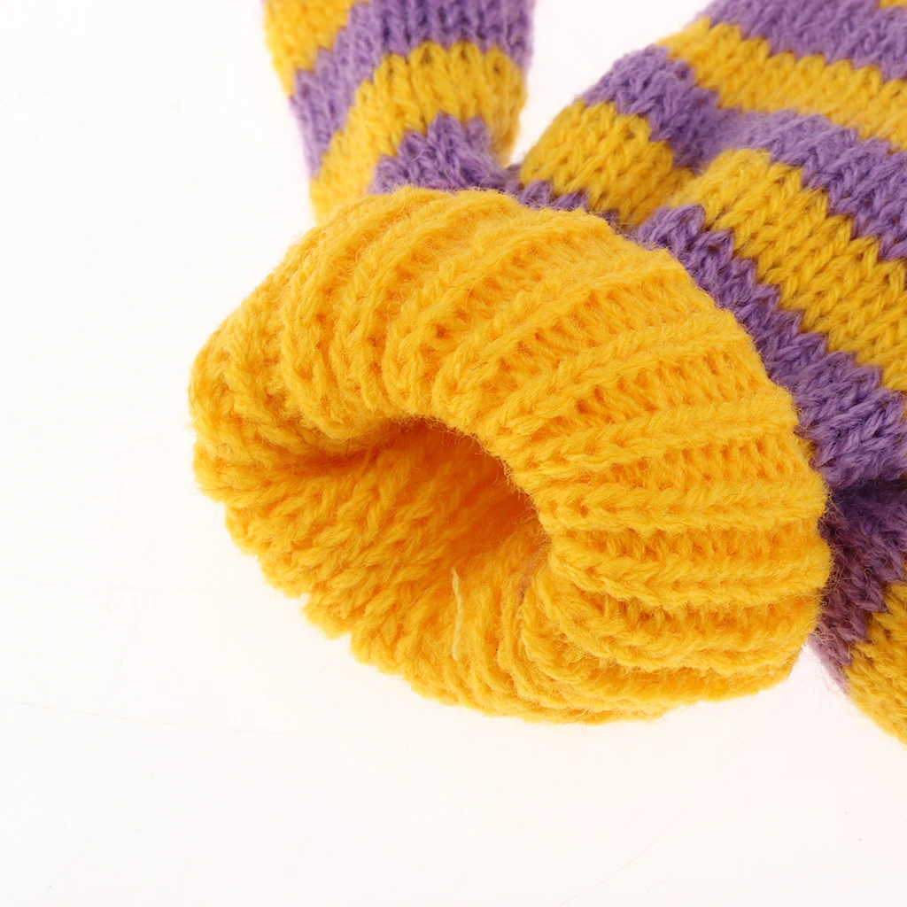 Handmade Doll Long Sleeve Striped Sweater Clothes for 1/6 Dolls Casual Wear Accessory Dress For Girls Doll