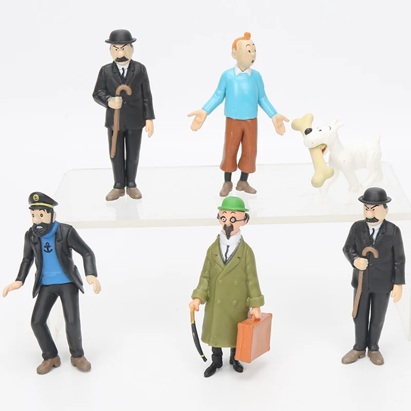 

10sets The Adventures of Tintin PVC Action Figures Model Toys