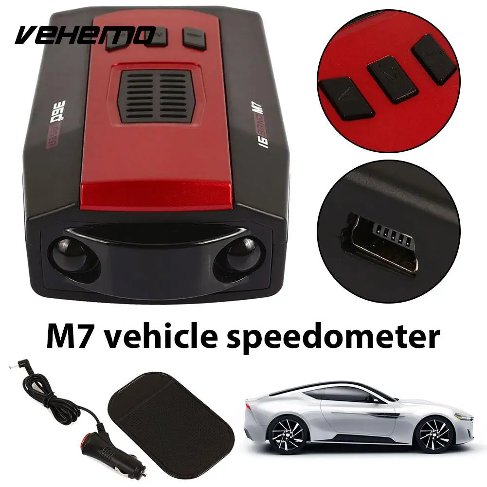 

VEHEMO 360 Degrees Russian/English Versio Alarm System Vehicle Speed Control Car Radar Speed Control Detector Anti Radar