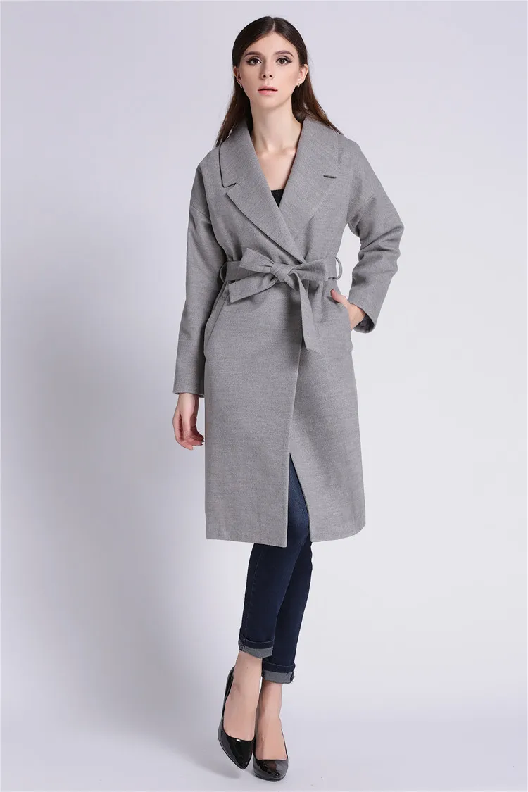 Slim Mince Européen 2019 Laine Longue Lâche D'extérieur Veste Tempérament Gray Et Américain De Était La Manteau En Section Star Femelle Mode 8YOwxn