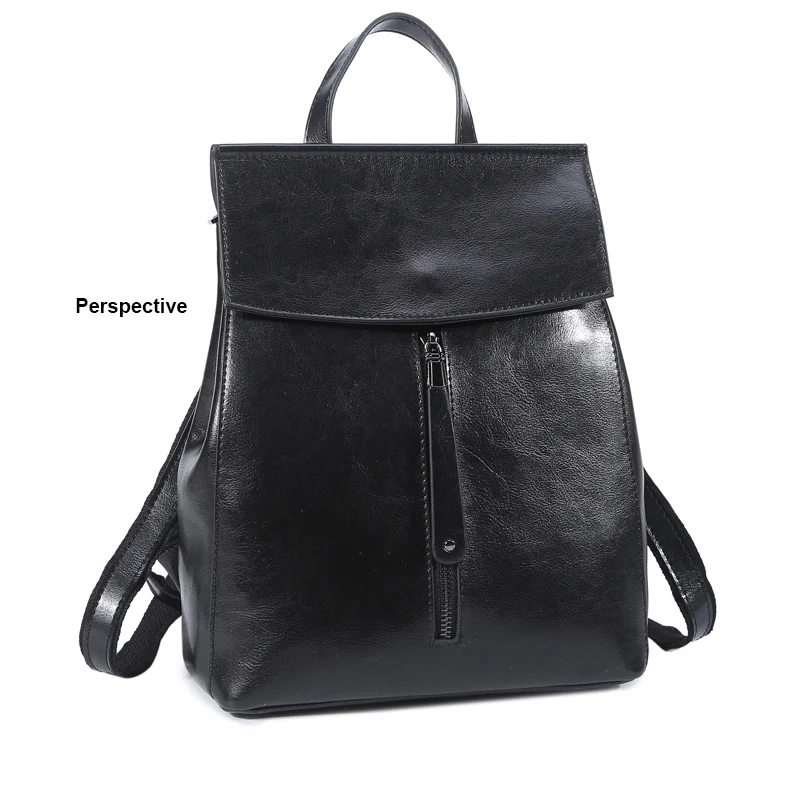 Sac à dos Vintage en cuir véritable pour femmes sac à bandoulière femme en croûte de vache brunie sac à dos pour femmes sacs de voyage pour adolescentes