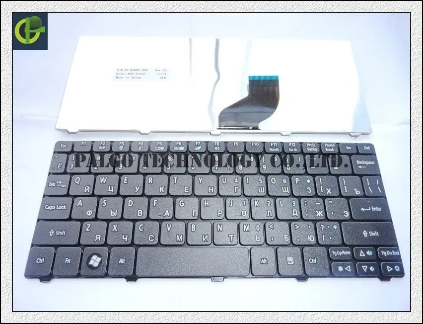 

Russian RU Keyboard for Gateway Mini LT21 LT25 LT27 LT28 LT2100 LT32 Packard Bell Dot SPT SE 723 SE2 S-E3 S E2 SE3 SC Black
