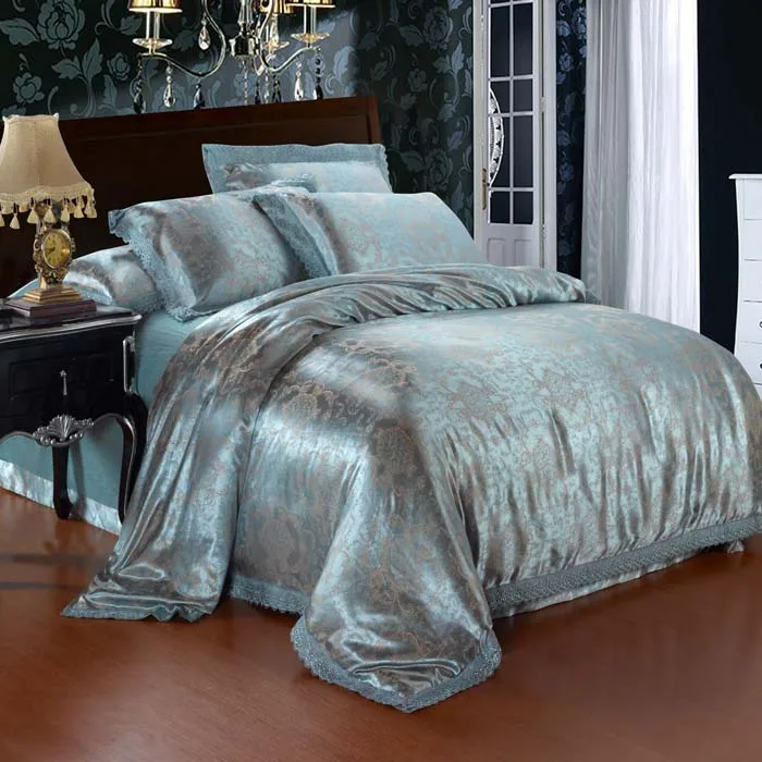 100 viscose Classic western jacquard style high quality bedding set