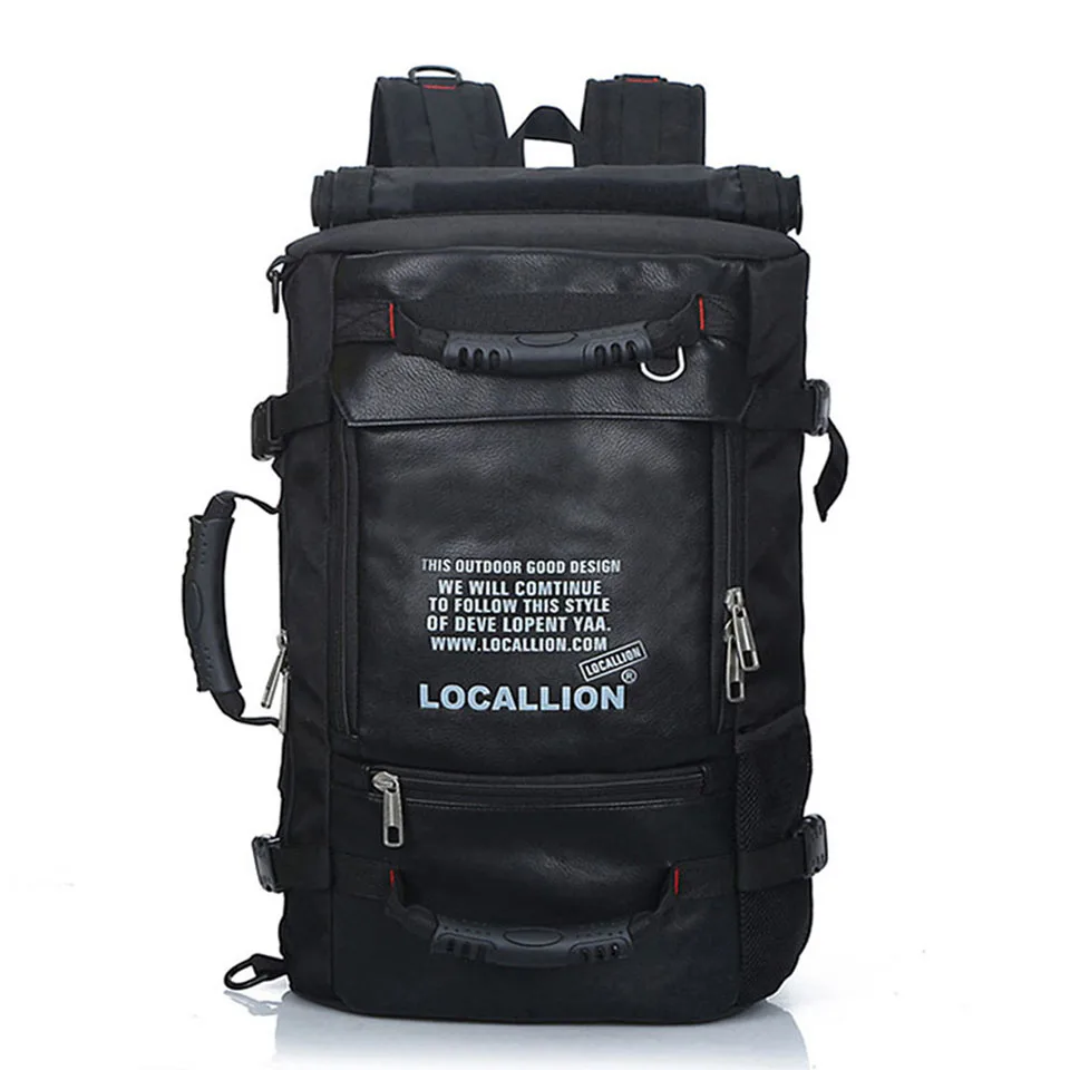 LOCAL LION 45L многофункциональные альпинистские рюкзаки для велосипедной езды профессиональный спортивный рюкзак для альпинизма водонепроницаемые путешествия - Цвет: Black