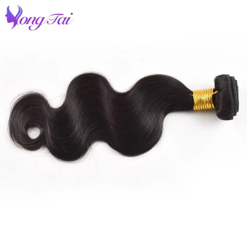 Yuyongtai pelo indio onda del cuerpo paquetes 100% cabello humano armadura paquetes Remy cabello 1 pc Color Natural envío gratis be teñido Yuyongtai pelo indio onda del cuerpo paquetes 100% cabello humano armadura paquetes Remy cabello 1 pc Color Natural envío gratis be teñido
