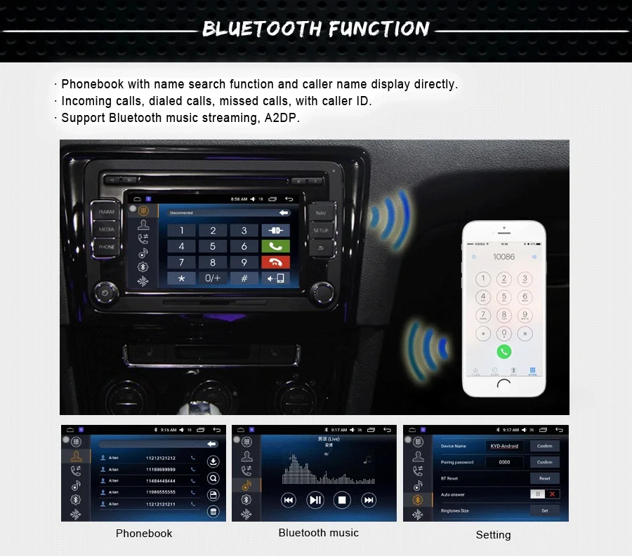 Discount OTOJETA Super Slim Wifi Android 6.0 Car DVD recorder for  passat b5 b6 golf 4 5 tiguan polo skoda octavia rapid fabia jetta 6