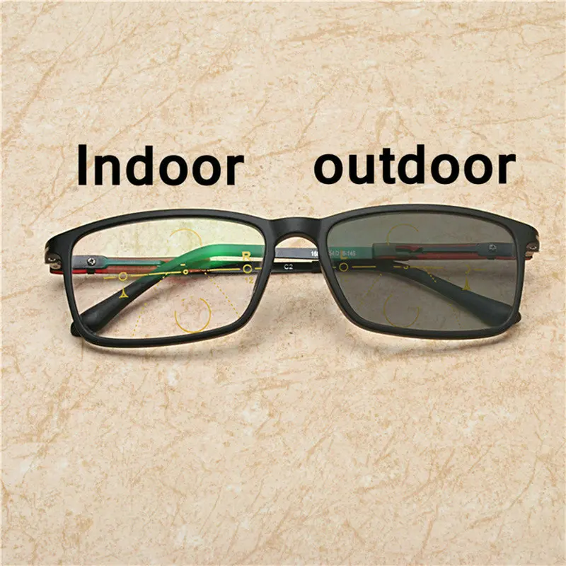 Солнечные фотохромные очки для чтения, прогрессивные многофокальные очки для чтения, дизайнерские ультралегкие бизнес очки для чтения ближнего и дальнего света NX