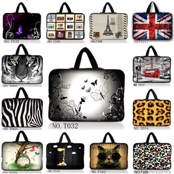 

7 10 12 13 15 17 Neoprene Laptop Bag Tablet Sleeve Pouch Bag For Notebook Computer Bag 13.3 15.4 15.6 17.3 For Macbook Air / Pro