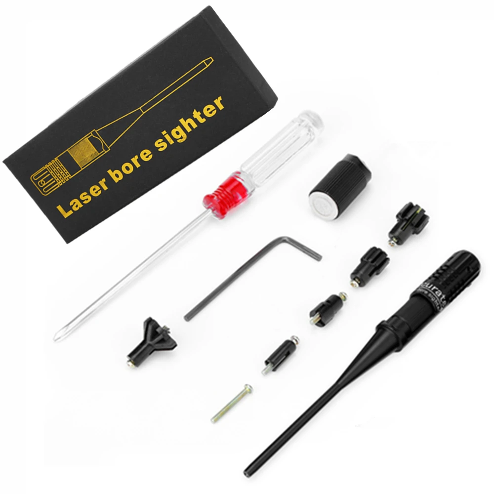 Tactical Red Dot Laser Bore sighter Laser Scope .22 .50 five Caliber